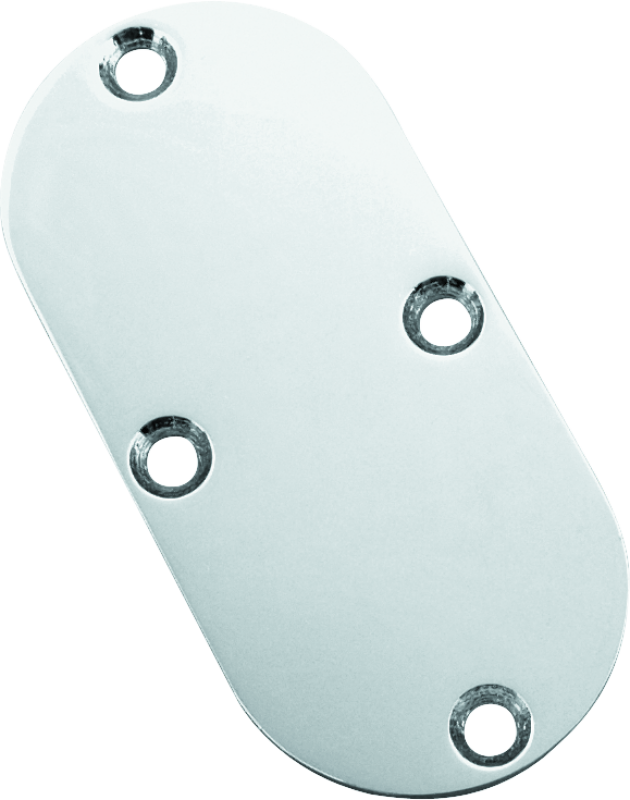 Bikers Choice 490592 - 65-86 FL FX 4 Speed Chrome Inspection Cover Replaces H-D 60572-78T No Shifter Hole