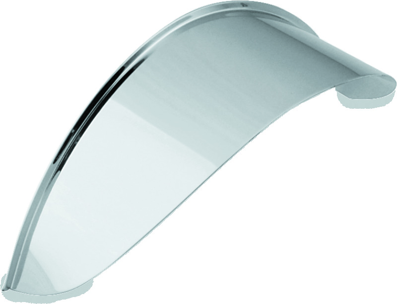 Bikers Choice 490523 - Chrome Headlight Visor 7in Universal Custom Replaces H-D 67752-77T