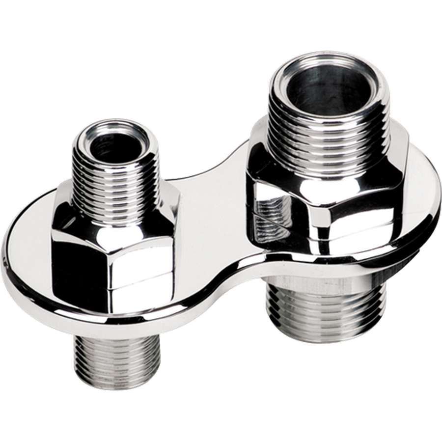 Billet Specialties 66720 - A/C Bulkhead 2 Port -6 -10 Billet Specialties 66720 - A/C Bulkhead 2 Port -6 -10