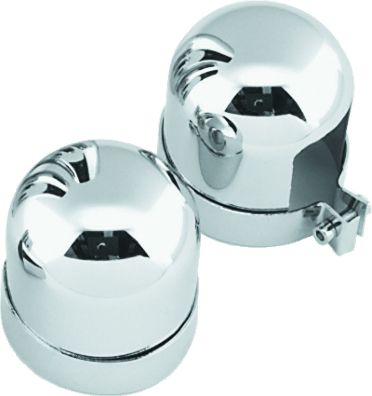 Bikers Choice 490840 - 52-64 K XL 58-64 FL & Custom Chrome Shock Top Covers Replaces H-D 54707-84T
