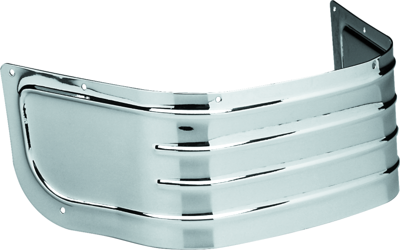Bikers Choice 493399 - 80-13 FLH 86-06 FLST Chrome Ribbed Fender Skirt