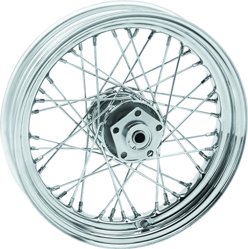 Bikers Choice 492455 - 73-83 FL FX Chrome 16 Inch Dual Flange Wheel Replaces H-D 40968-73 Bikers Choice 492455 - 73-83 FL FX Chrome 16 Inch Dual Flange Wheel Replaces H-D 40968-73