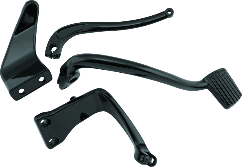 Bikers Choice 492000 - 06-17 Dyna 2 Inch Extended Mid Control Kit Black