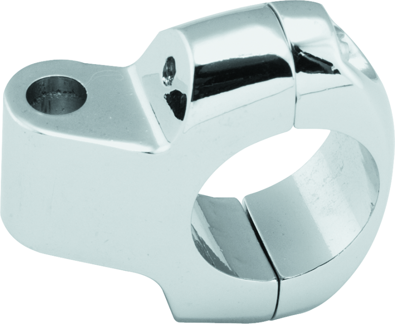 Bikers Choice 492958 - Chrome Custom Mirror Clamp For 1 Inch Bar Universal