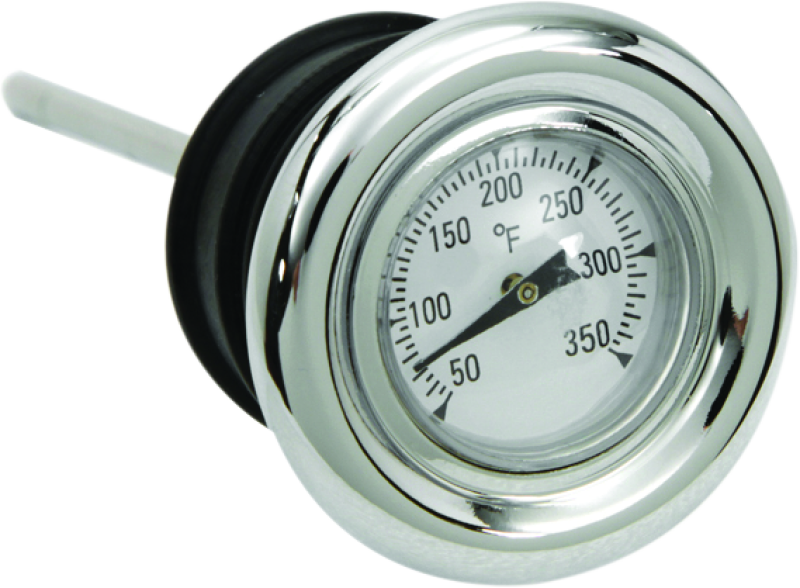 Bikers Choice 492884 - 70-86 FL FX 70-78 XLCH Chrome Oil Dipstick With Temp Gauge Replaces H-D 62635-79T