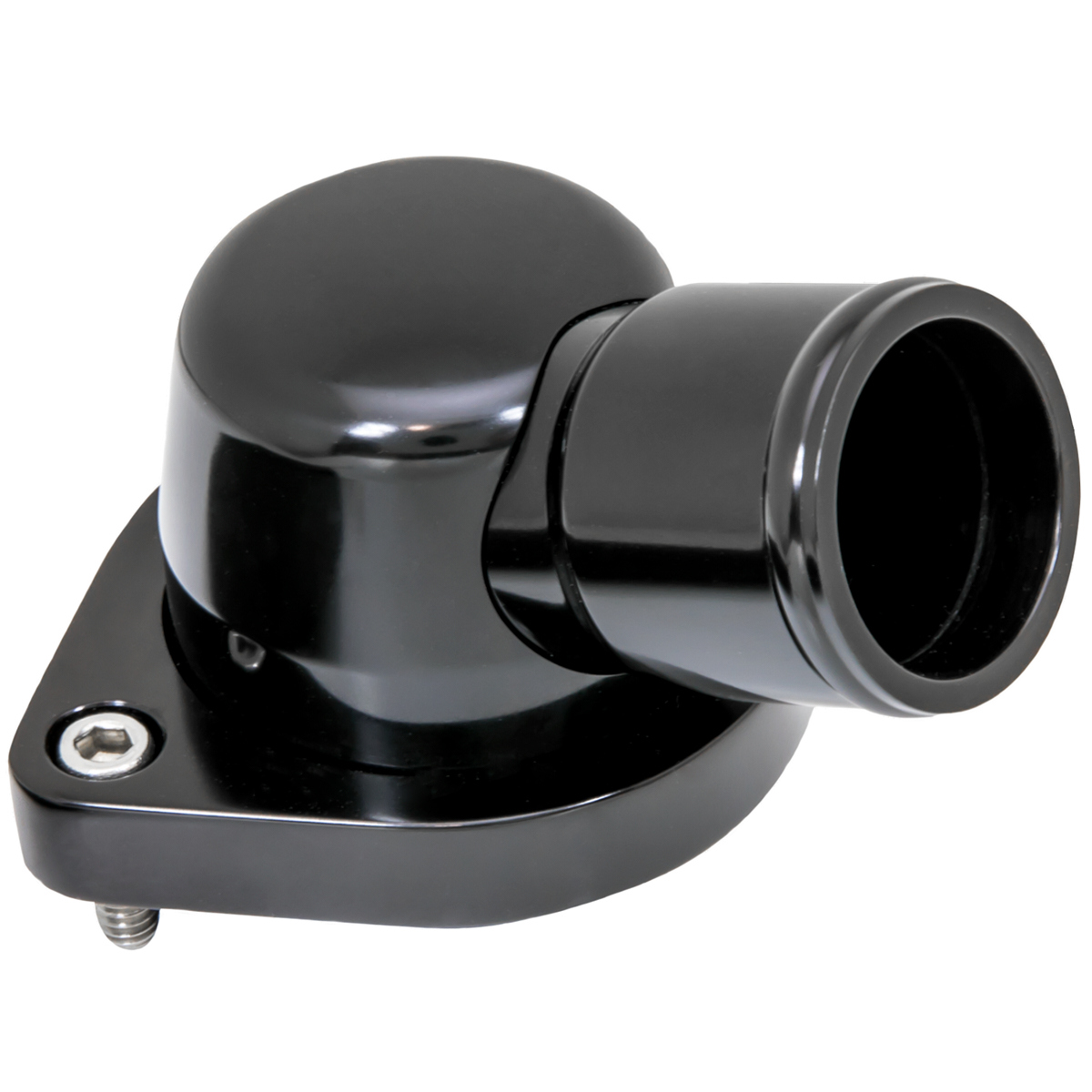 Billet Specialties BLK90335 - Thermostat Housing 15 Degree LS 10-Up Black Billet Specialties BLK90335 - Thermostat Housing 15 Degree LS 10-Up Black