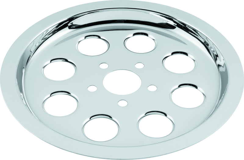 Bikers Choice 493393 - 84-99 Big Twin Chrome Pulley Cover 70 Tooth Replaces H-D 91733-85