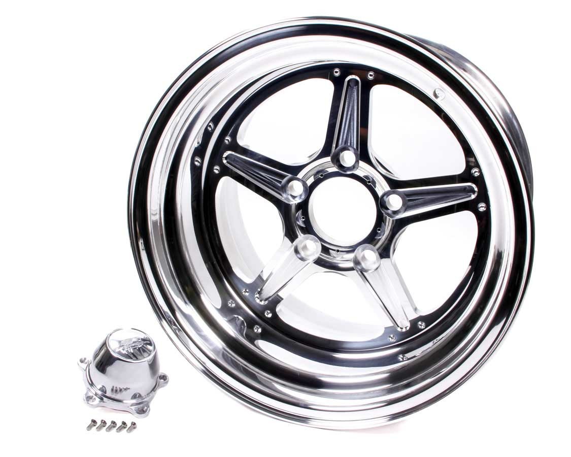 Billet Specialties RS035126155N - Street Lite Wheel 15x12 5.5 BS 5x4.75 BC