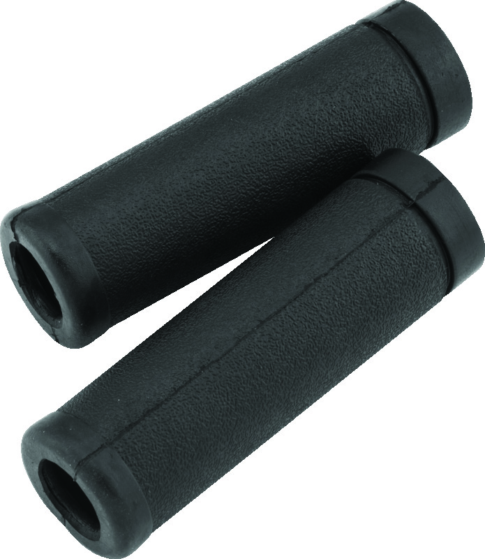 Bikers Choice 492656 - 74-07 Big Twin & XL Black Rubber Stock Style Grips Replaces H-D 56006-82 Pr