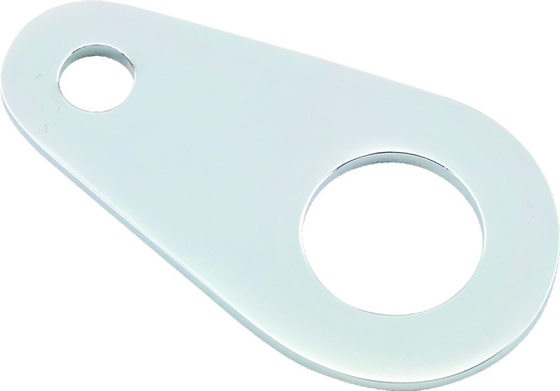 Bikers Choice 492790 - Chrome Custom Single Hole Universal Ignition Switch Bracket Replaces H-D 69024-77
