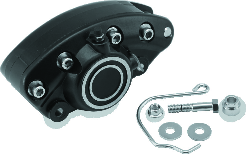 Bikers Choice 601822 - 73-84 FL Black Front Caliper Replaces H-D 44006-80