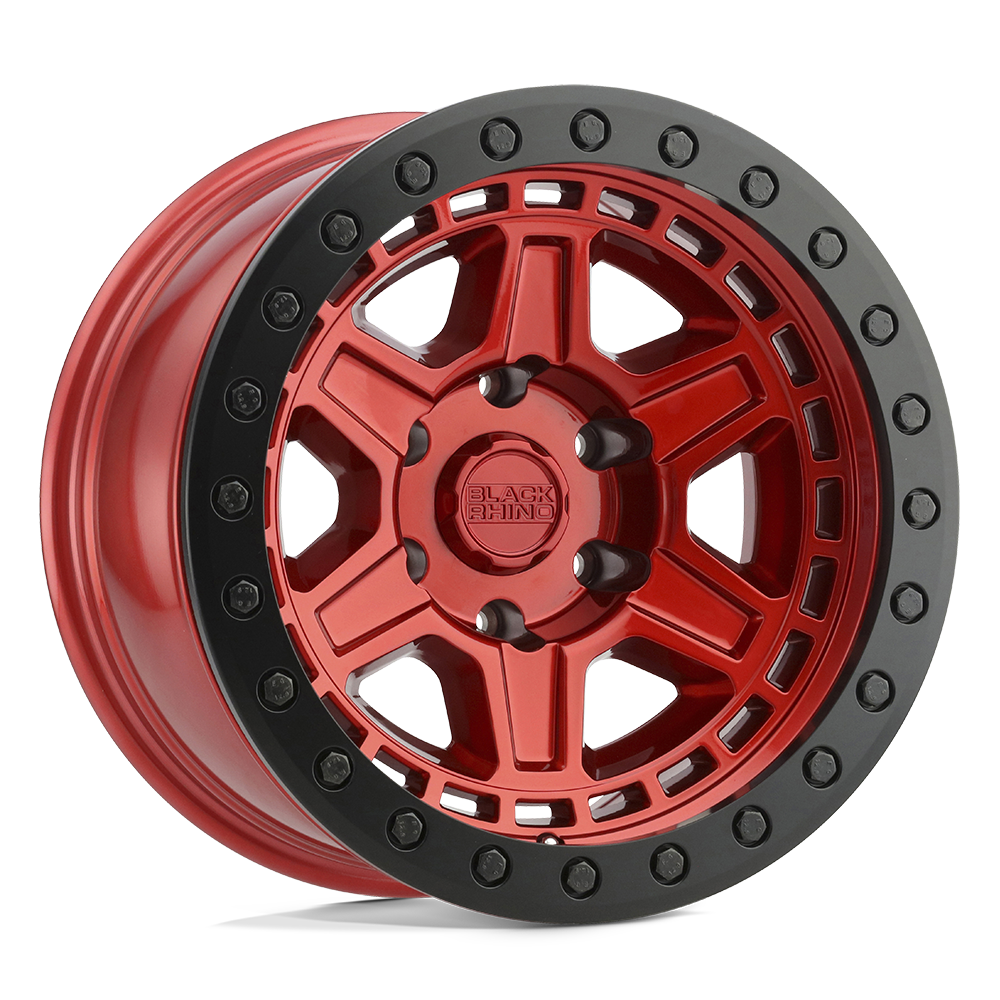 Black Rhino Wheels 1790REN-85127R71 - Reno 17X9 Candy Red W/ Black Ring & Bolts