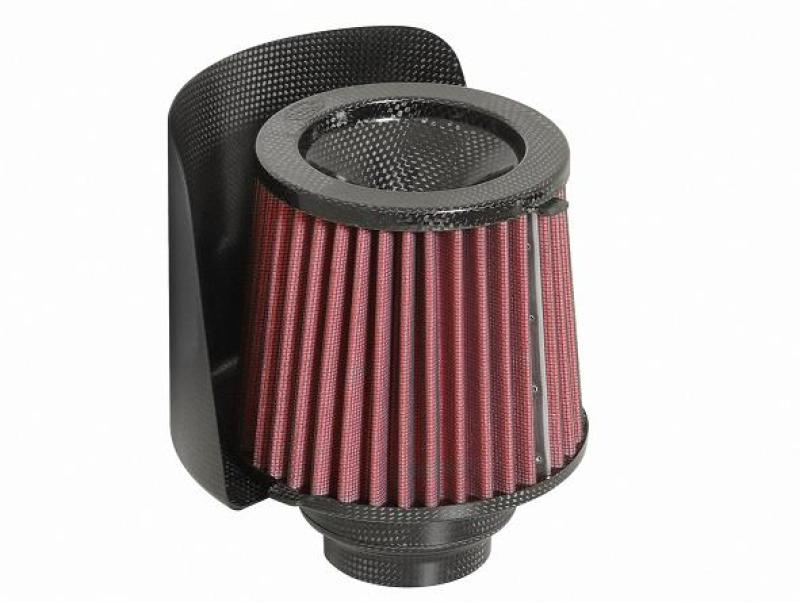 BMC CRF613/08-R - Universal 90mm Conical Carbon Racing Filter w/Shield & Reducer