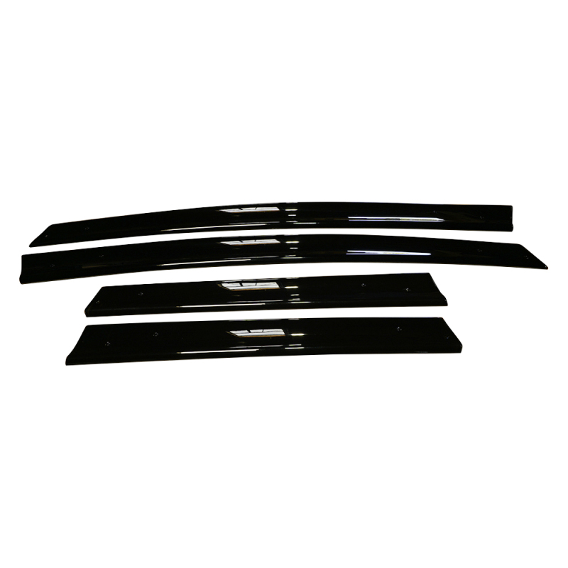 BLOX Racing BXPP-26103 - Racing 06-11 Fit / Jazz Door Sun Visors OEM Style Smoked Acrylic 4pcs