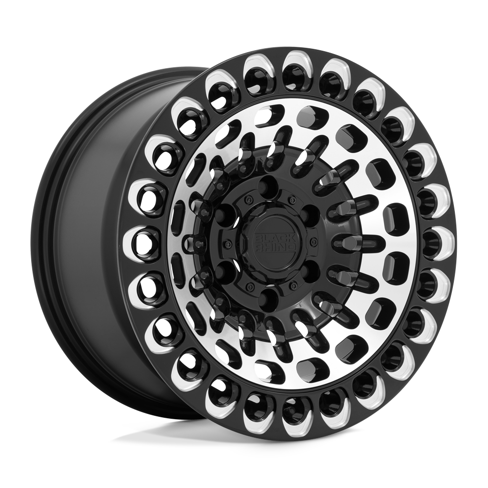 Black Rhino Wheels 1795LBY126135B87 - Labyrinth 17X9.5 Gloss Black With Machined Face & Milling