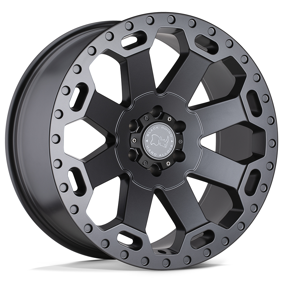 Black Rhino Wheels 1880WAR355114G76 - Warlord 18X8 Matte Gunmetal