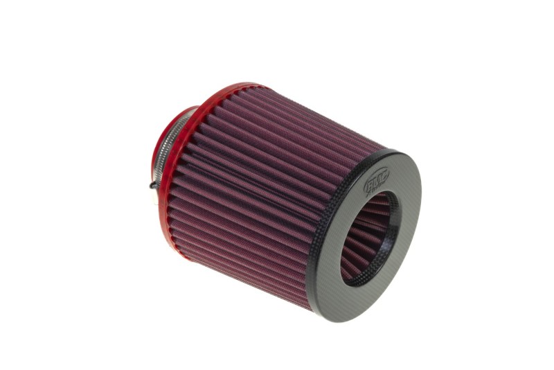 BMC FBTW76-140C - Twin Air Universal Conical Filter w/Carbon Top - 76mm ID / 140mm H