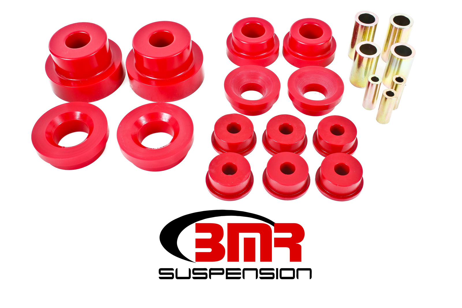 BMR BK030 - 10-15 5th Gen Camaro Pro Version Rear Cradle Bushing Kit (BK024 BK029) - Red