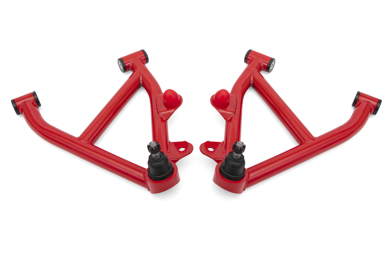 BMR AAL333R - 82-92 GM F-Body A-Arms Lower DOM Non-Adj Delrin Bushings Coilover - Red