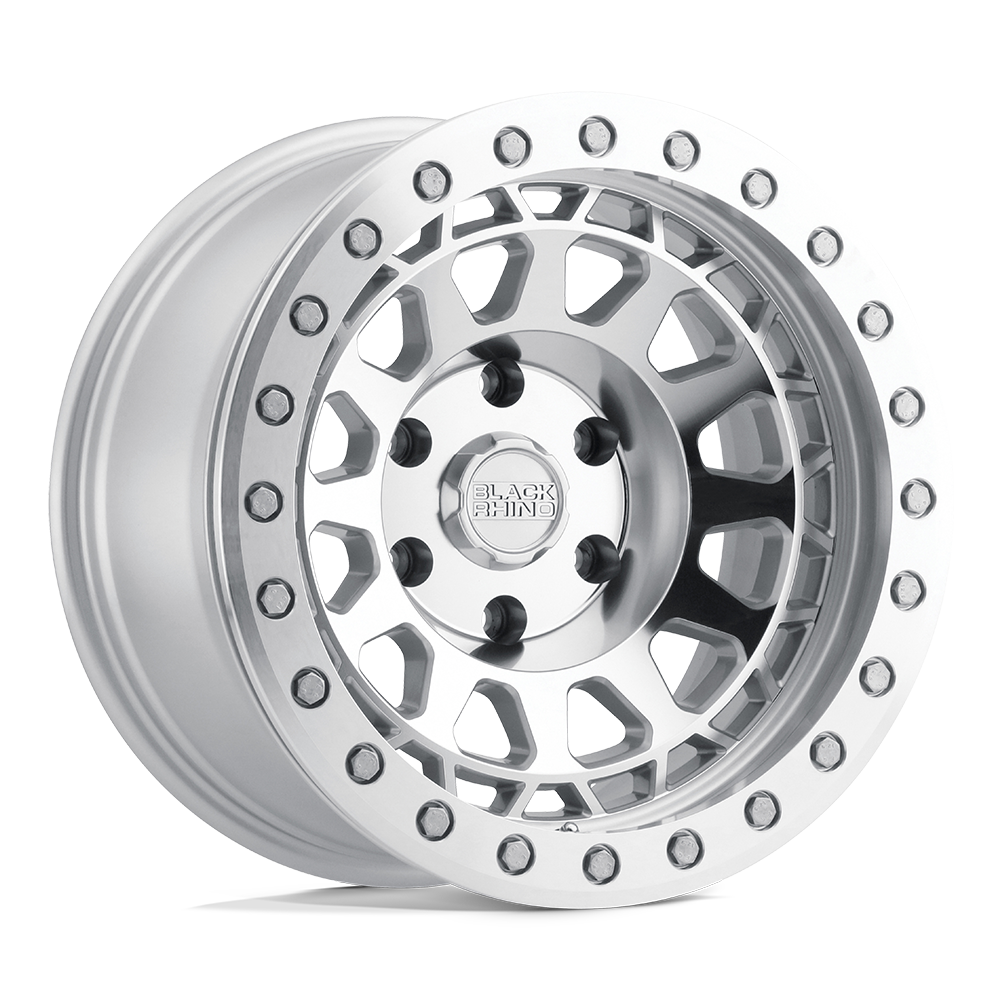 Black Rhino Wheels 1895PRM008165S22 - Primm 18X9.5 Silver With Mirror Face & Machined Ring Black Rhino Wheels 1895PRM008165S22 - Primm 18X9.5 Silver With Mirror Face & Machined Ring