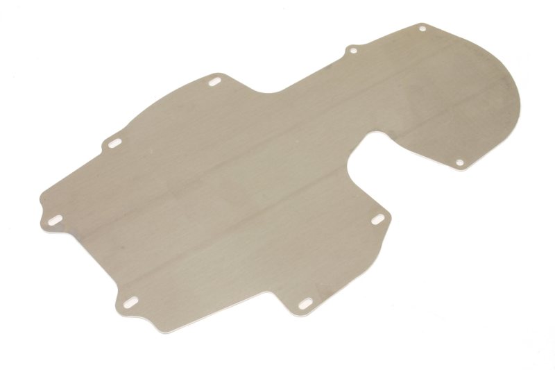 BMR FP002L - 70-81 2nd Gen F-Body A/C Delete Panel (Aluminum) - Bare w/ Logo