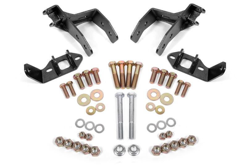 BMR CCK461H - 78-87 G-Body Coilover Conversion Kit Rear Non-adj Shock Mount w/o CAB - Black Hammertone