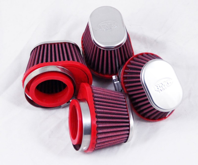 BMC FMSA50-66O - Single Air Universal Oval Conical Filter w/Metal Top - 50mm Inlet / 66mm Filter Length BMC FMSA50-66O - Single Air Universal Oval Conical Filter w/Metal Top - 50mm Inlet / 66mm Filter Length
