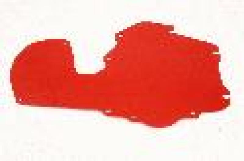 BMR FP004R - 68-72 A-Body A/C Delete Panel (Aluminum) - Red