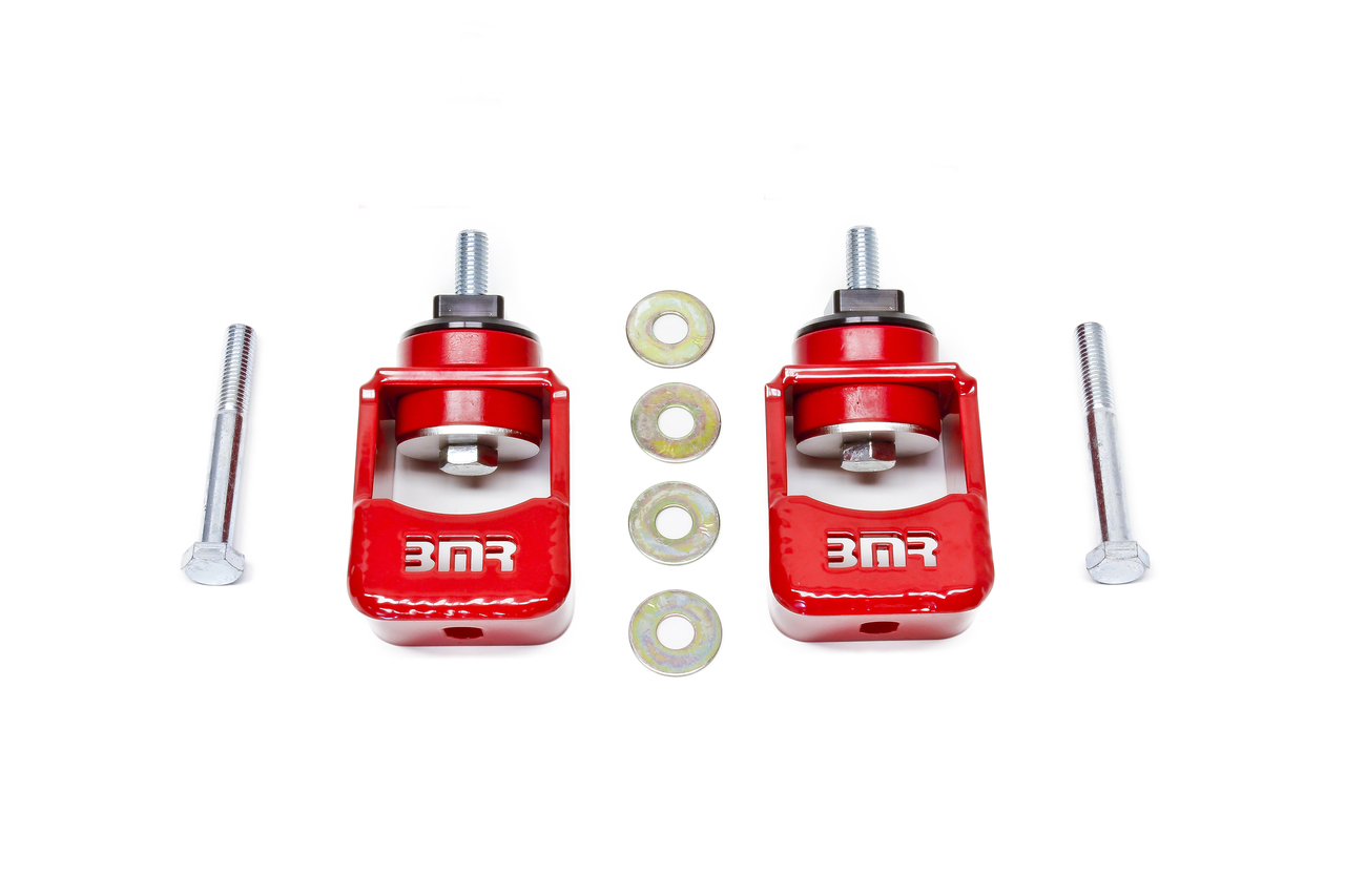BMR MM004R - 10-15 5th Gen Camaro Motor Mount Kit (Polyurethane) - Red (Spacers Not Included)