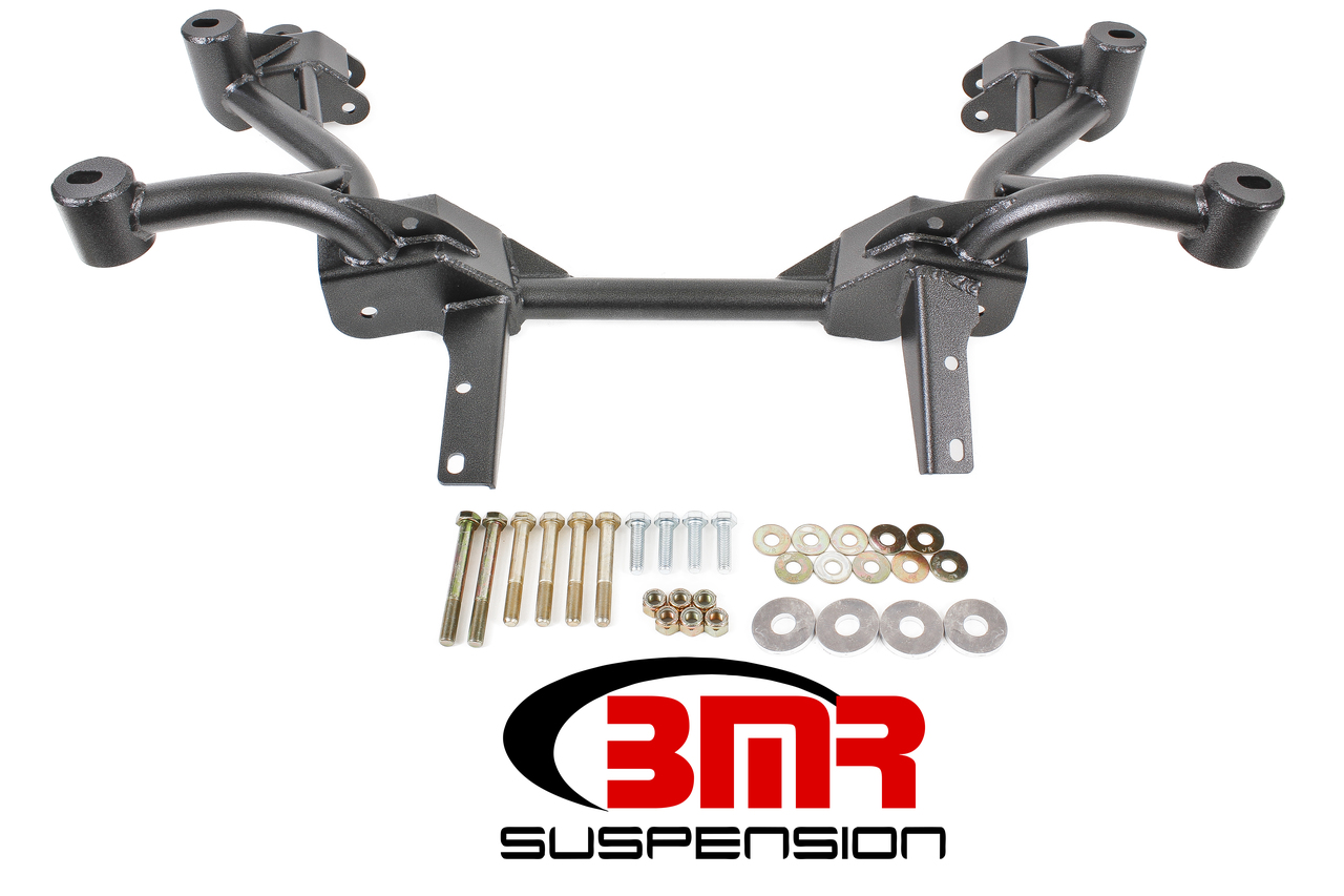 BMR KM006-1H - 82-82 3rd Gen F-Body K-Member w/ No Motor Mounts and Pinto Rack Mounts - Black Hammertone