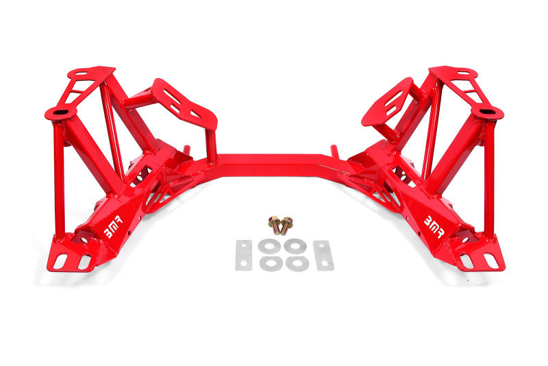 BMR KM744R - 96-04 Ford Mustang K-Member w/o Spring Perches - Red