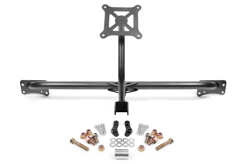 BMR PM760H - 2015-2019 Ford Mustang Bolt-On Parachute Mount - Black Hammertone