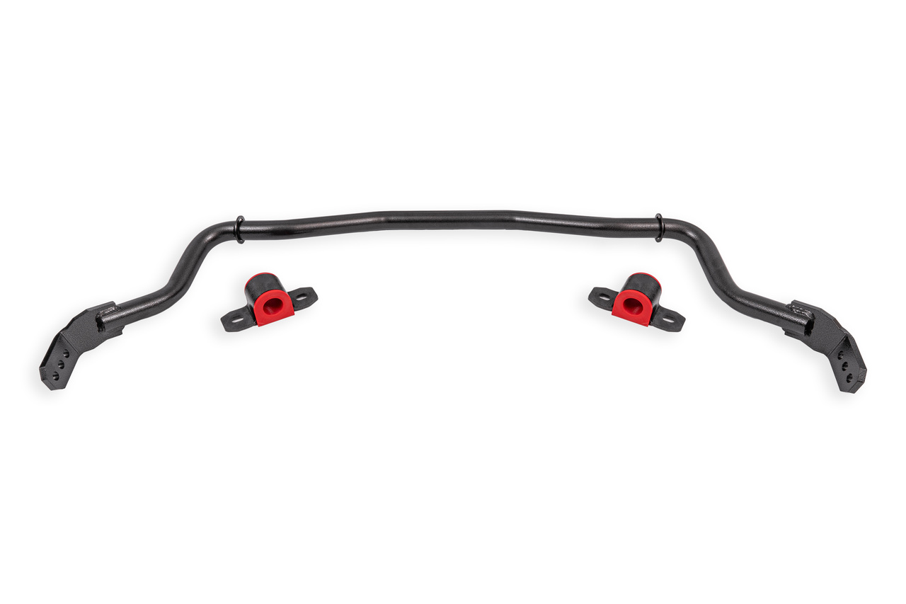 BMR SB044H - 15-17 S550 Mustang Front Hollow 35mm 3-Hole Adj. Sway Bar Kit - Black Hammertone
