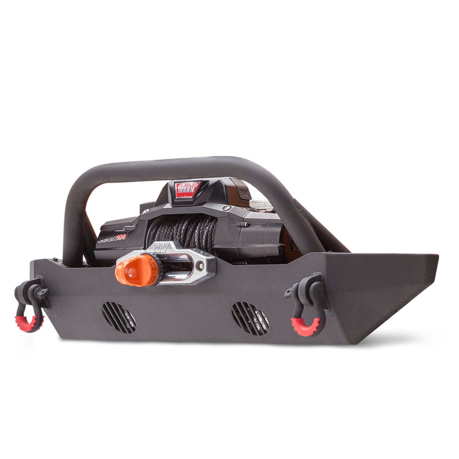 Body Armor 4x4 JK-19532 - 07-18 Jeep Wrangler JK Front Bumper Mid Stubby