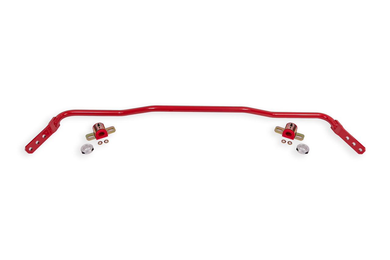 BMR SB045R - 15-17 S550 Mustang Rear Hollow 25mm 3-Hole Adj. Sway Bar Kit - Red