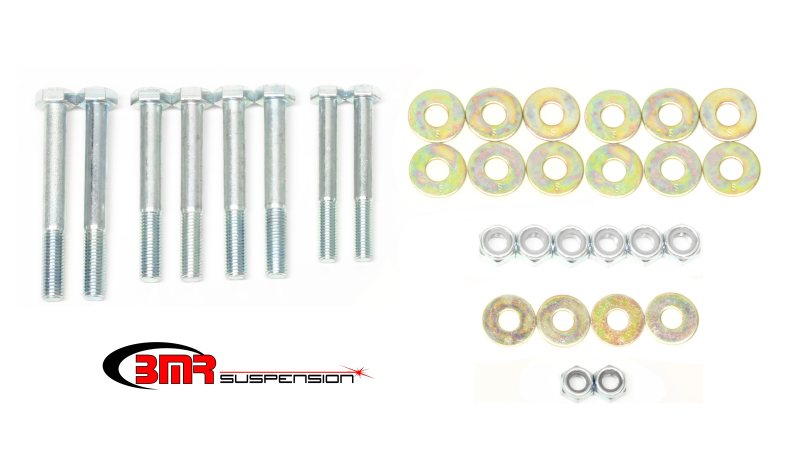 BMR RH004 - 91-96 B-Body Control Arm Hardware Kit Rear Upper And Lower - Zinc plated