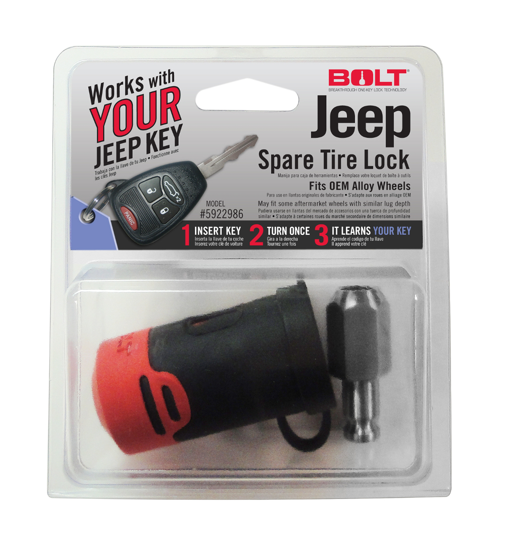 Bolt 5922986 - Spare Tire Lock (Jeep)