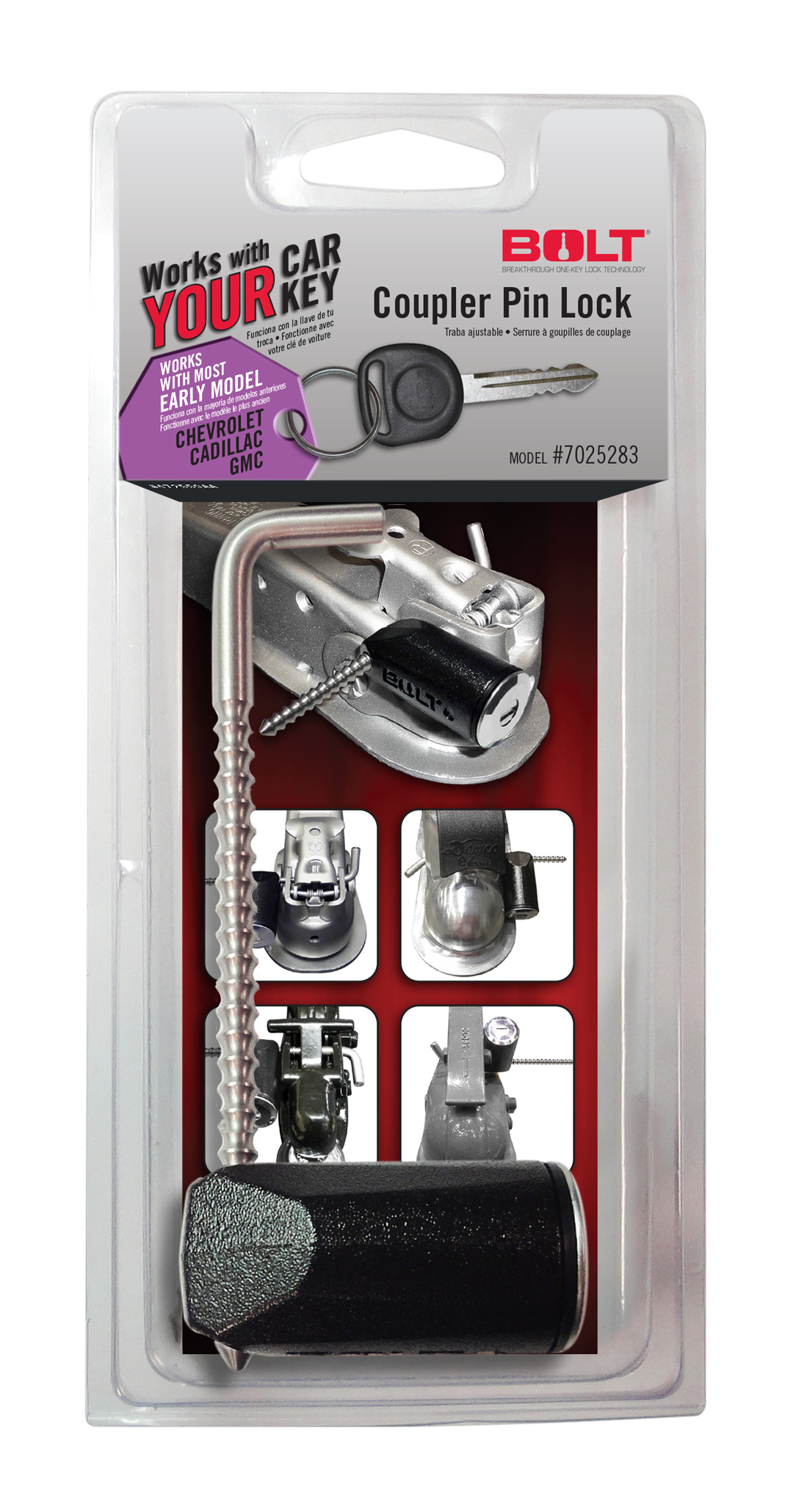 Bolt 7025283 - Coupler Pin Lock GM Early Model (GM A)