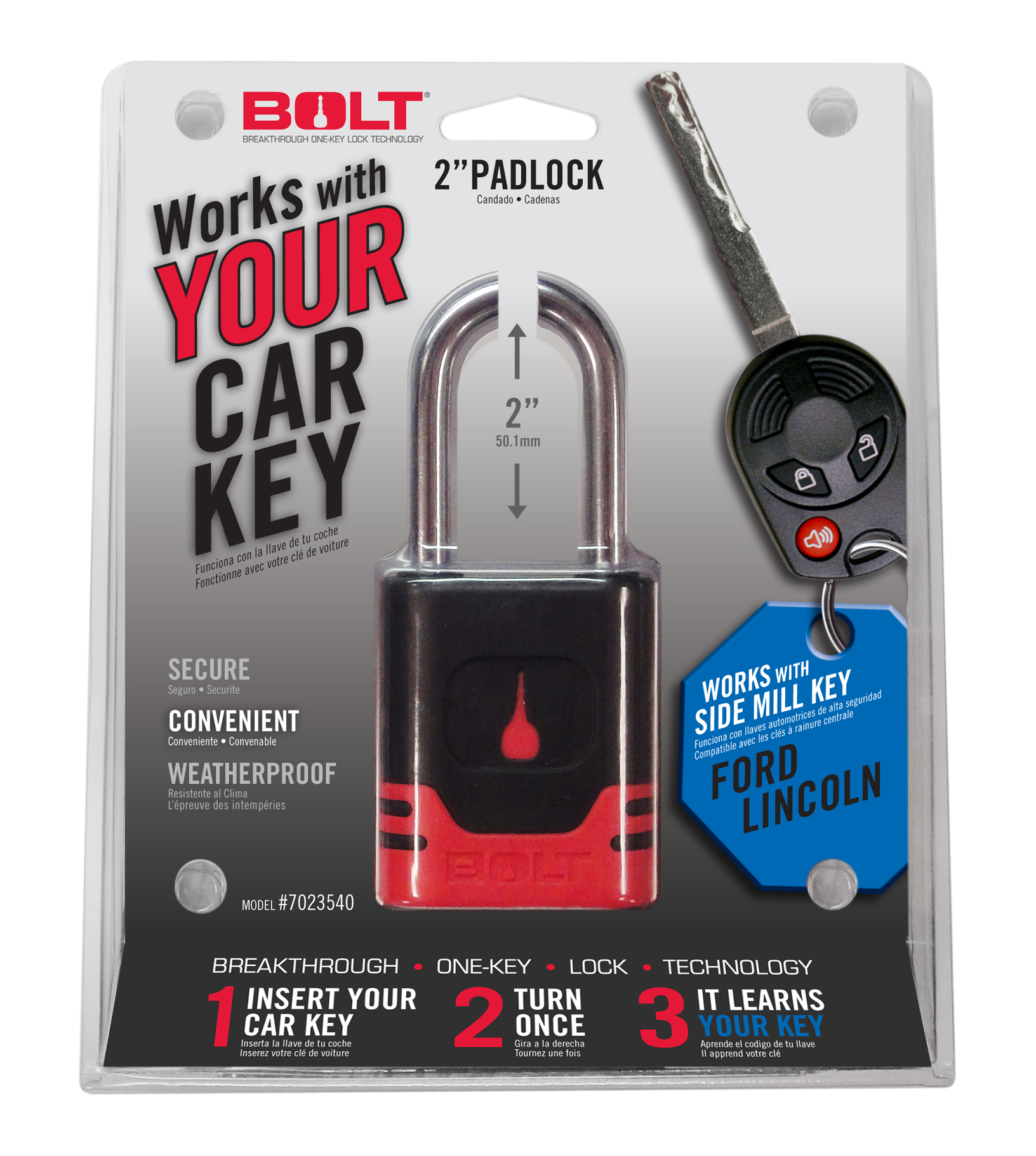 Bolt 7023540 - Padlock Ford Side Cut
