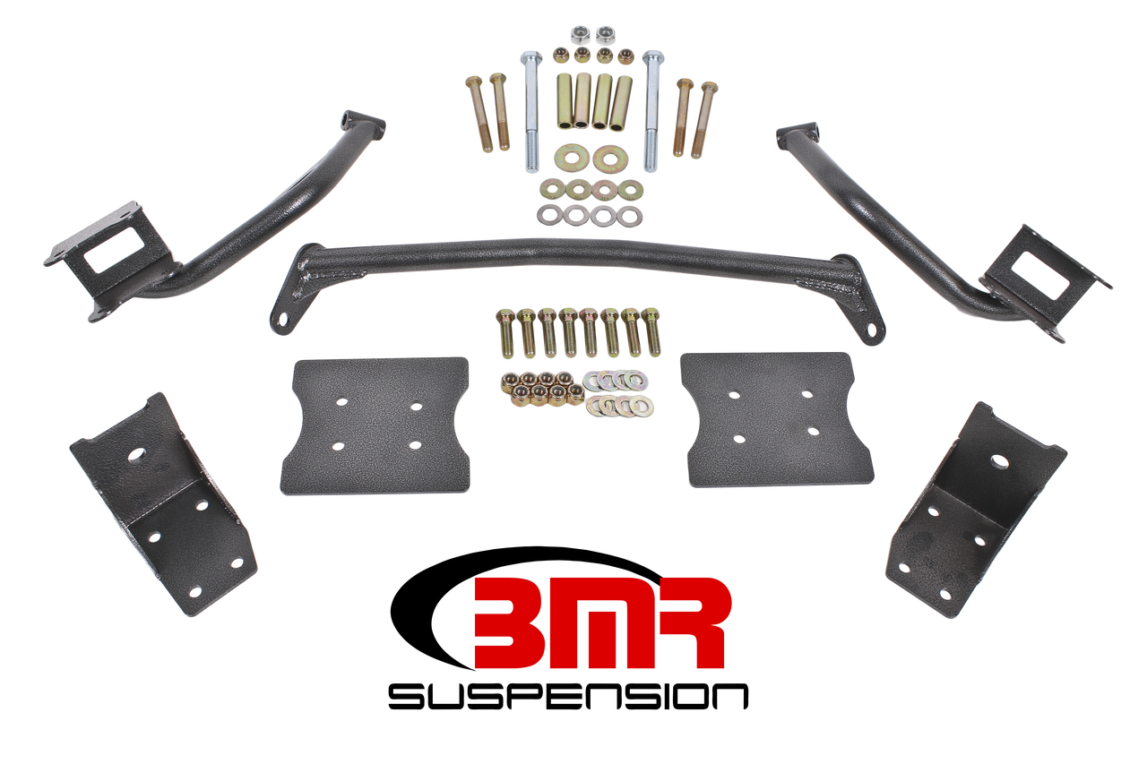 BMR TBR004H - 79-04 Fox Mustang Torque Box Reinforcement Plate Kit(TBR005H And TBR003H) - Black Hammertone