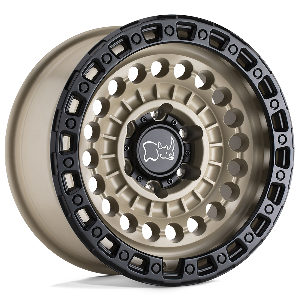 Black Rhino Wheels 2095STN126114D76 - Sentinel 20X9.5 Desert Sand W/ Black Ring