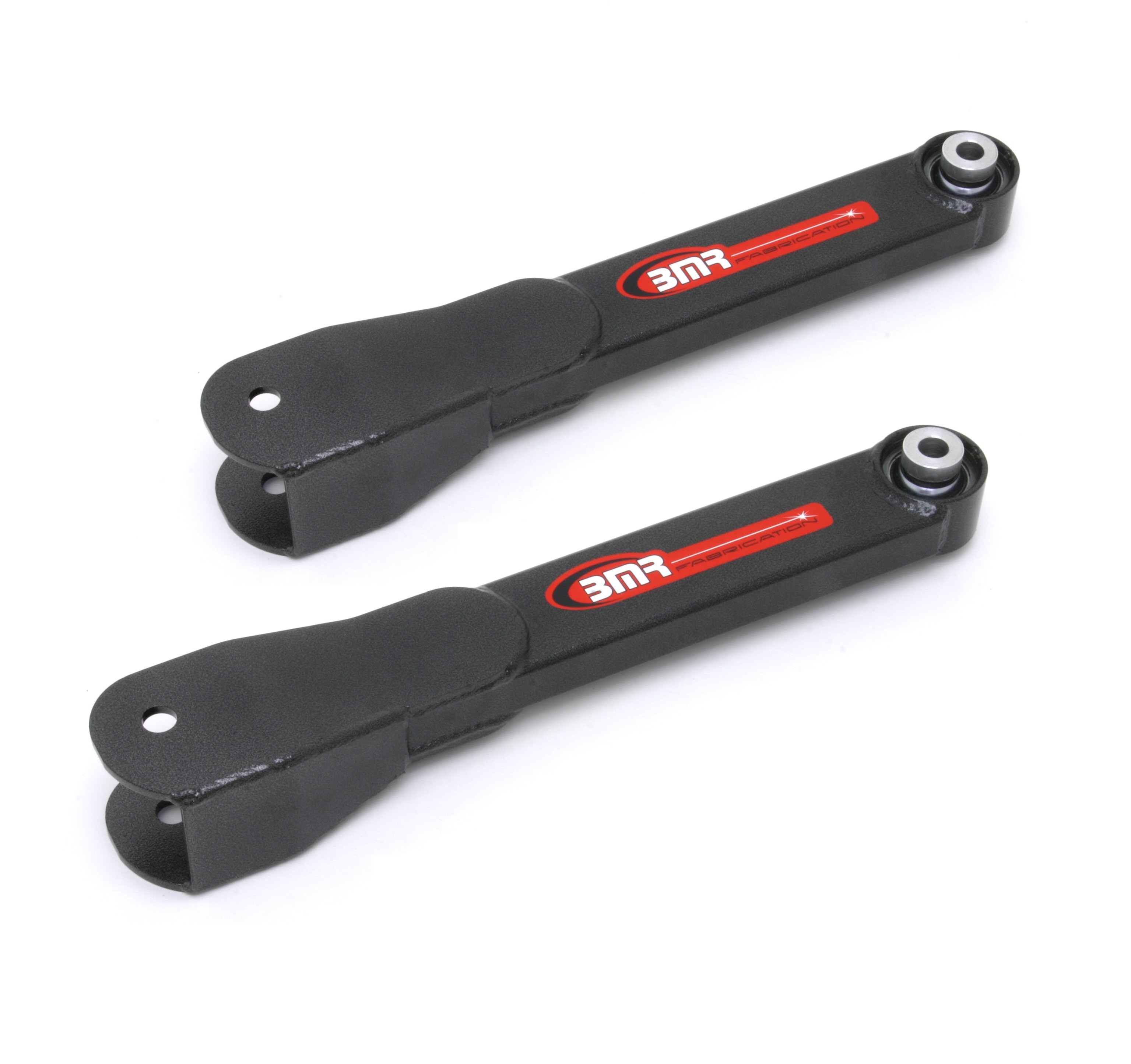 BMR TCA027H - 10-15 5th Gen Camaro Rear Non-Adj. Trailing Arms w/ Spherical Bearings - Black Hammertone