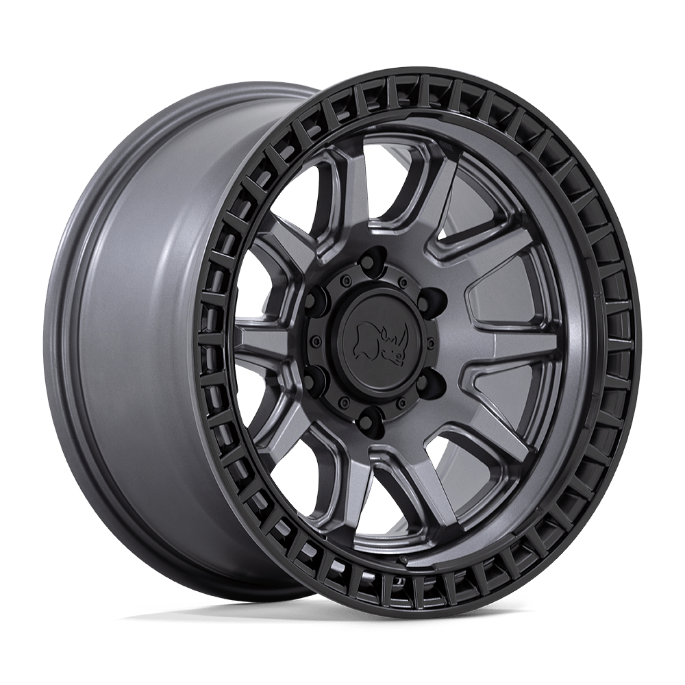 Black Rhino Wheels BR001AB17855000 - Calico 17X8.5 Matte Gunmetal With Matte Black Lip