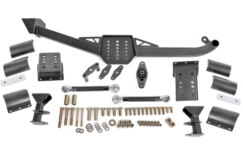 BMR WL002H - 93-02 F-Body Body Mount Watts Link - Black Hammertone
