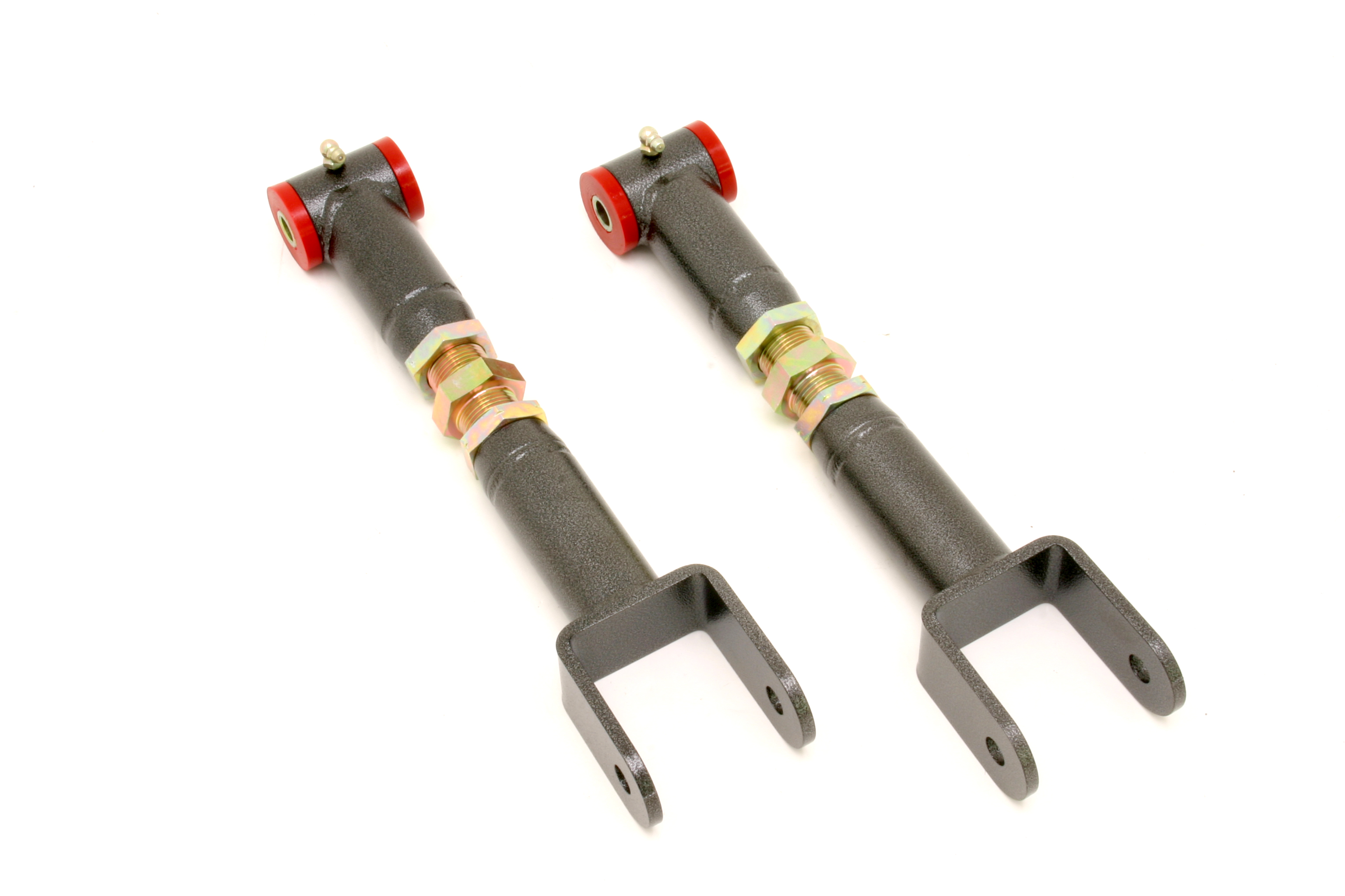 BMR UTCA011H - 64-67 A-Body Upper Control Arms On-Car Adj. (Polyurethane) - Black Hammertone