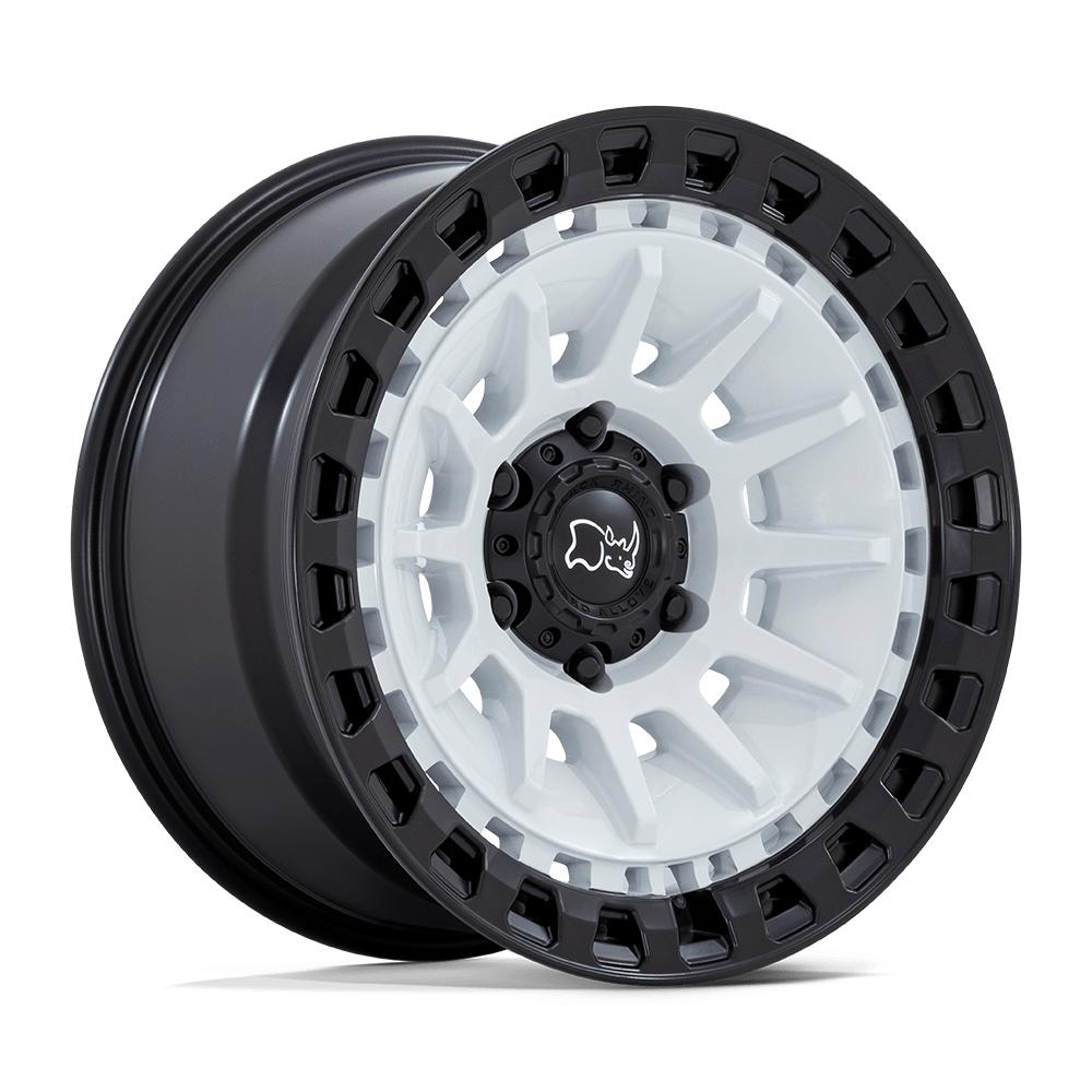 Black Rhino Wheels BR009WM18905000 - Barrage 18X9 Gloss White On Matte Black