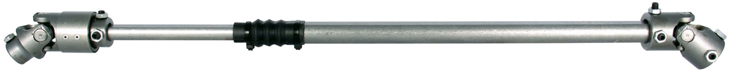 Borgeson 000915 -  Steering Shaft - P/N:  - 1976-1986 Jeep CJ heavy duty telescopic steel steering shaft. Connects from factory column to steering box. For Jeeps with manual steering. Includes vibration reducer upgrade