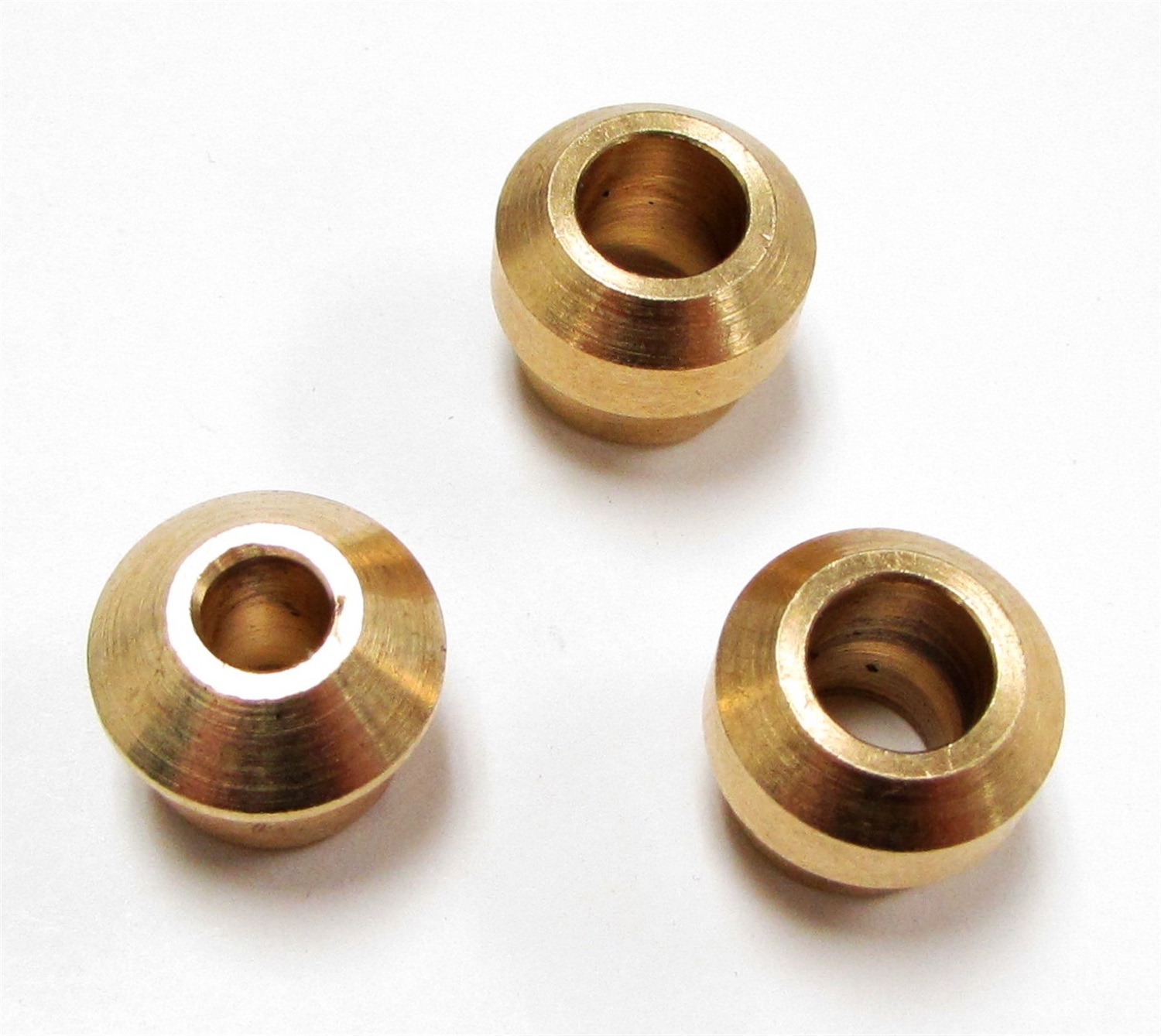 Borgeson 925122 -  Flare Fitting Adapters - P/N:  - GM O-Ring to Inverted Flare Adapter Set. Includes 3 Flare adapters to convert late model GM O-ring type steering boxes and pumps to inverted flare seat