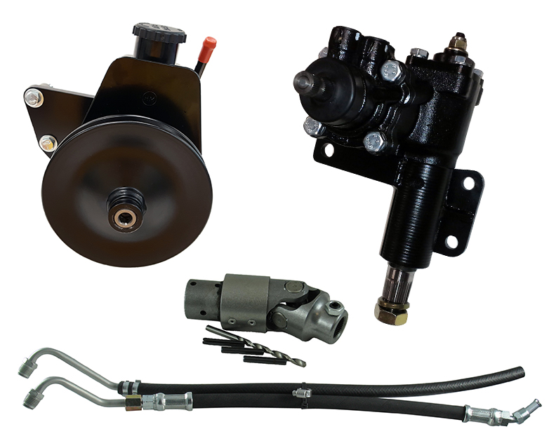 Borgeson 999063 -  Steering Conversion Kit - P/N:  - 1962-1972 Mopar complete power steering conversion kit. Fits 62-72 Mopars with 1-1/8in. Pitman shaft and 318/340/360. Includes all necessary components for conversion