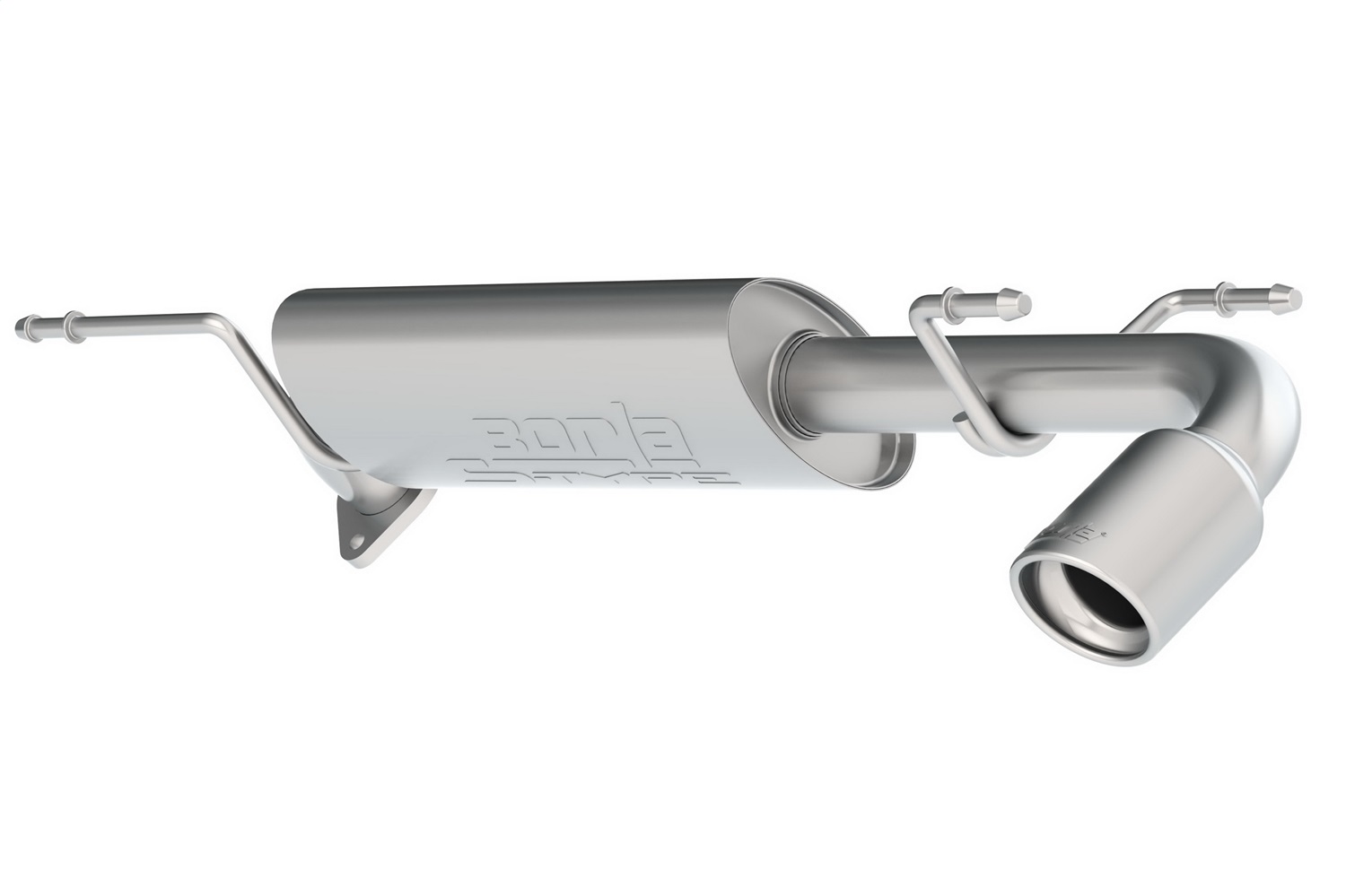 Borla 11843 - 13-14 Subaru Impreza/XV Crosstrek 2.0L AT/MT AWD 5Dr Single Round Rolled Rear Right Exit Exht